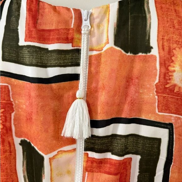 Lane Bryant Multicolor Geometric Print Women's Dress Size 18 NWT Sleeveless - Picture 5 of 6